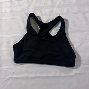 💖 Girls black sports bra